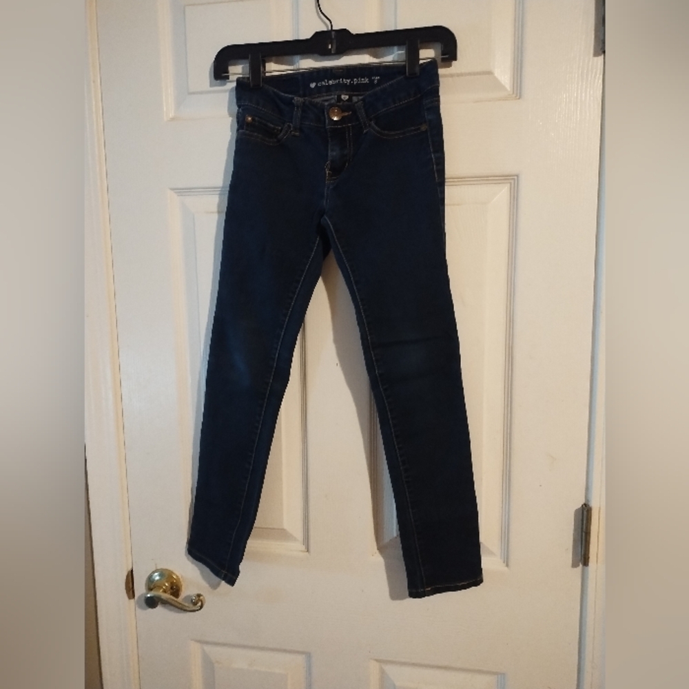 Celebrity pink 🩷 girls blue jeans . Size 8 .